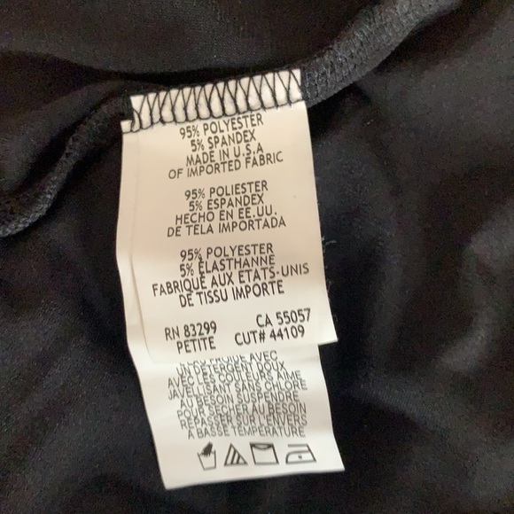 New Tiana B. Dress Black Tiered 3/4 Sleeves - Picture 5 of 5